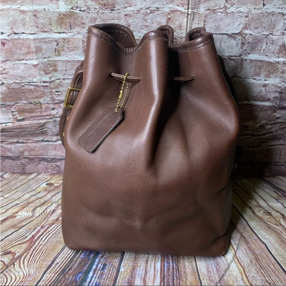 COACH LEGACY CHOCOLATE BROWN BAG
